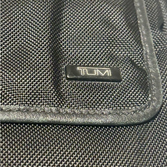 TUMI Black Nylon/Leather Messenger Bag for Men - Picture 2 of 12